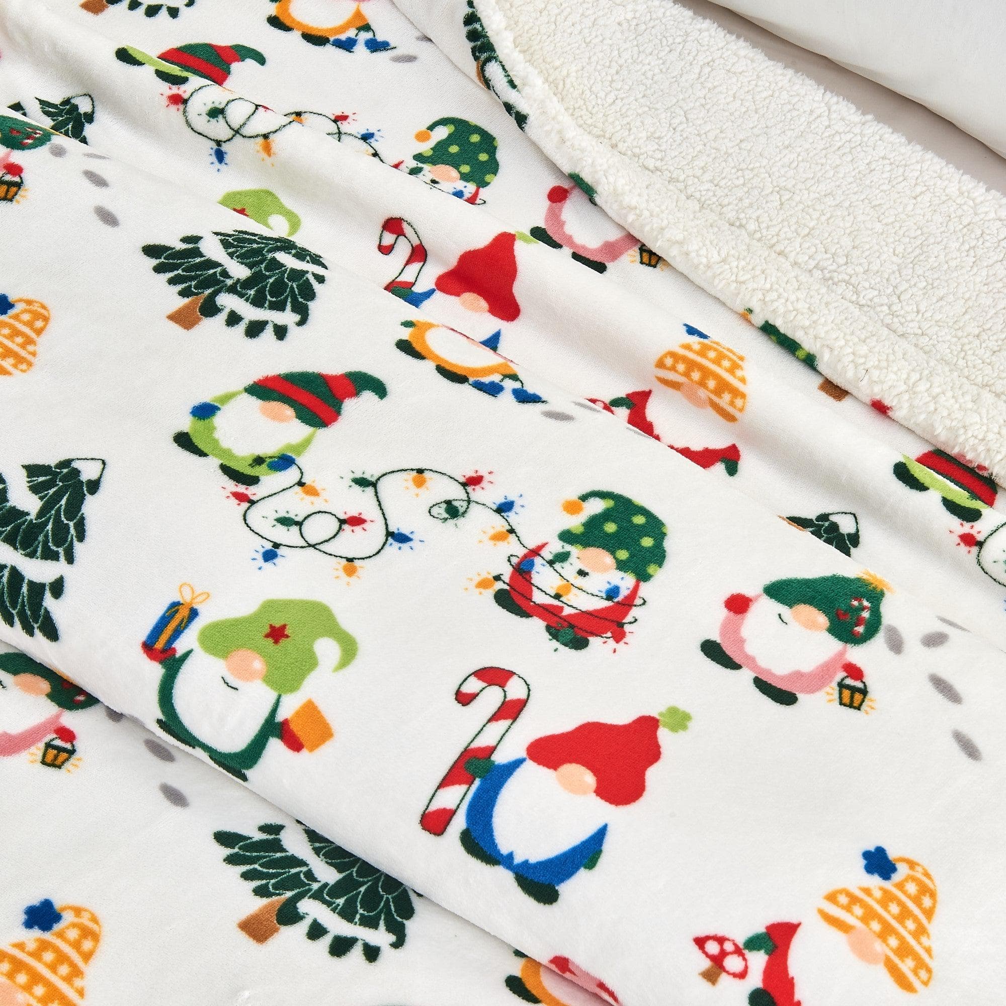 Holiday Sherpa Throw - Esmay Collection