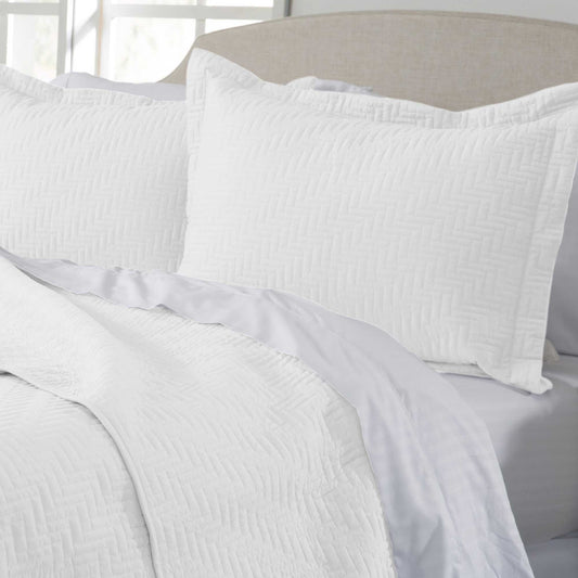 Herringbone Stitched Quilt - Louise Collection