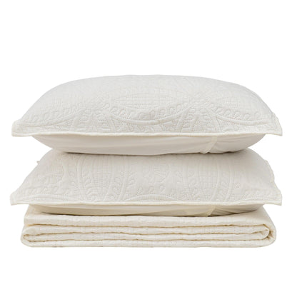 Oversized Medallion Quilt Set - Clara Collection