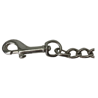 Derby Originals Multipurpose Crystal Inlay Leather Lead for Cattle, Horse or Dog with Chain and Swivel Snap-One Year Limited Warranty