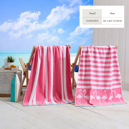 Cotton Velour Beach Towel - Maui Collection