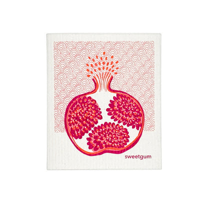 Pomegranate Swedish Dishcloth