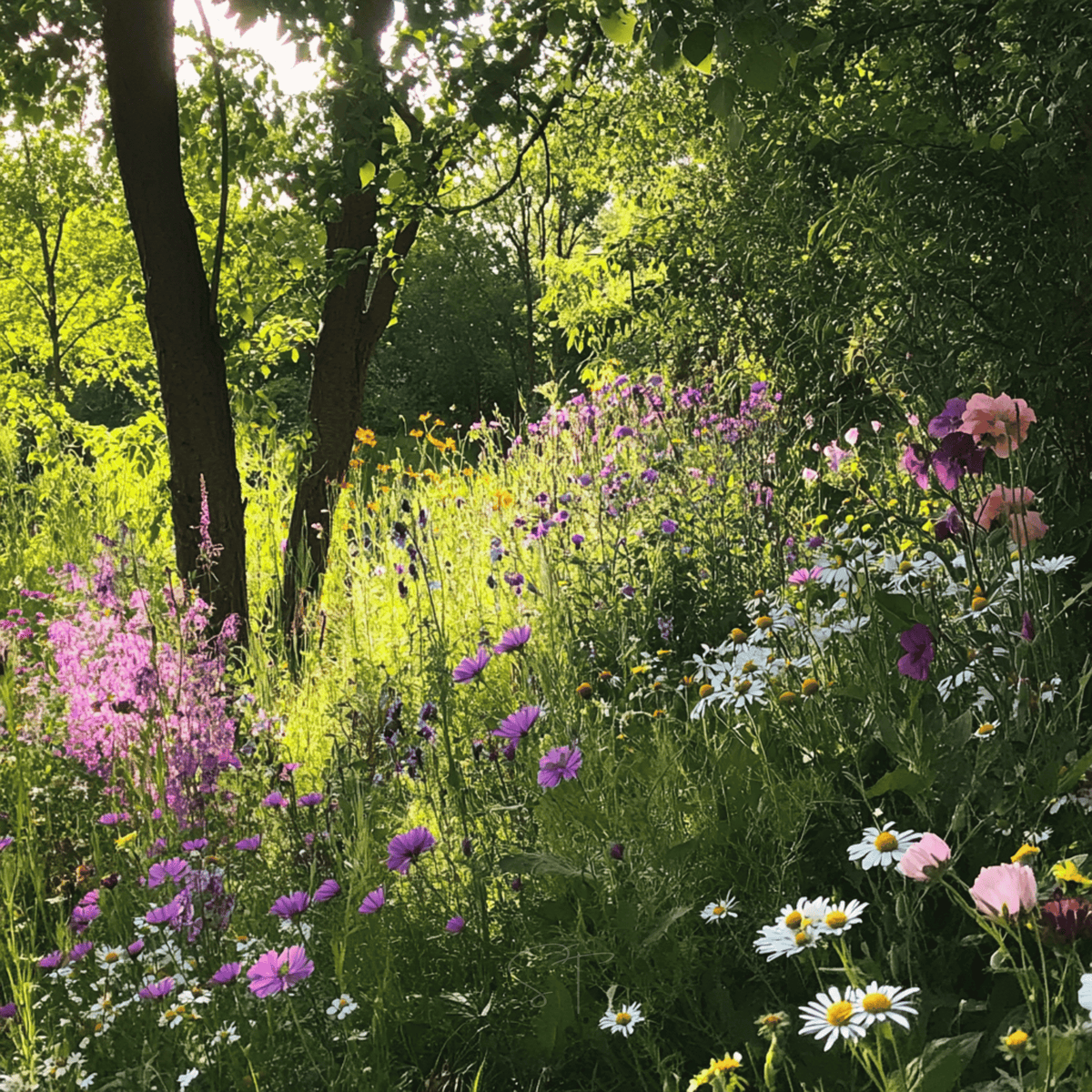 Shady Area Wildflower Seed Mix (20 Varieties) – 1,000 Seeds