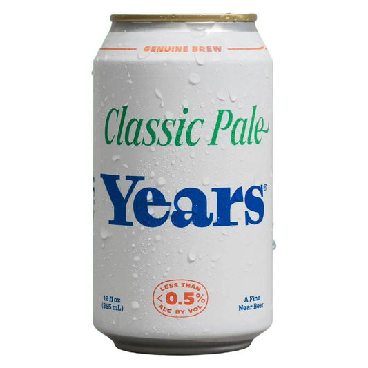 Years Beer - 'Classic Pale' Non-Alcoholic Pale Ale Beer (12OZ)